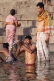 Bathing in the Gangees